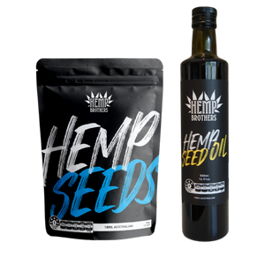 Hemp Seed Oil 500ml and Hemp Seeds 500g