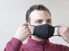 Load image into Gallery viewer, Hemp Black Fusion Face Mask (Black)